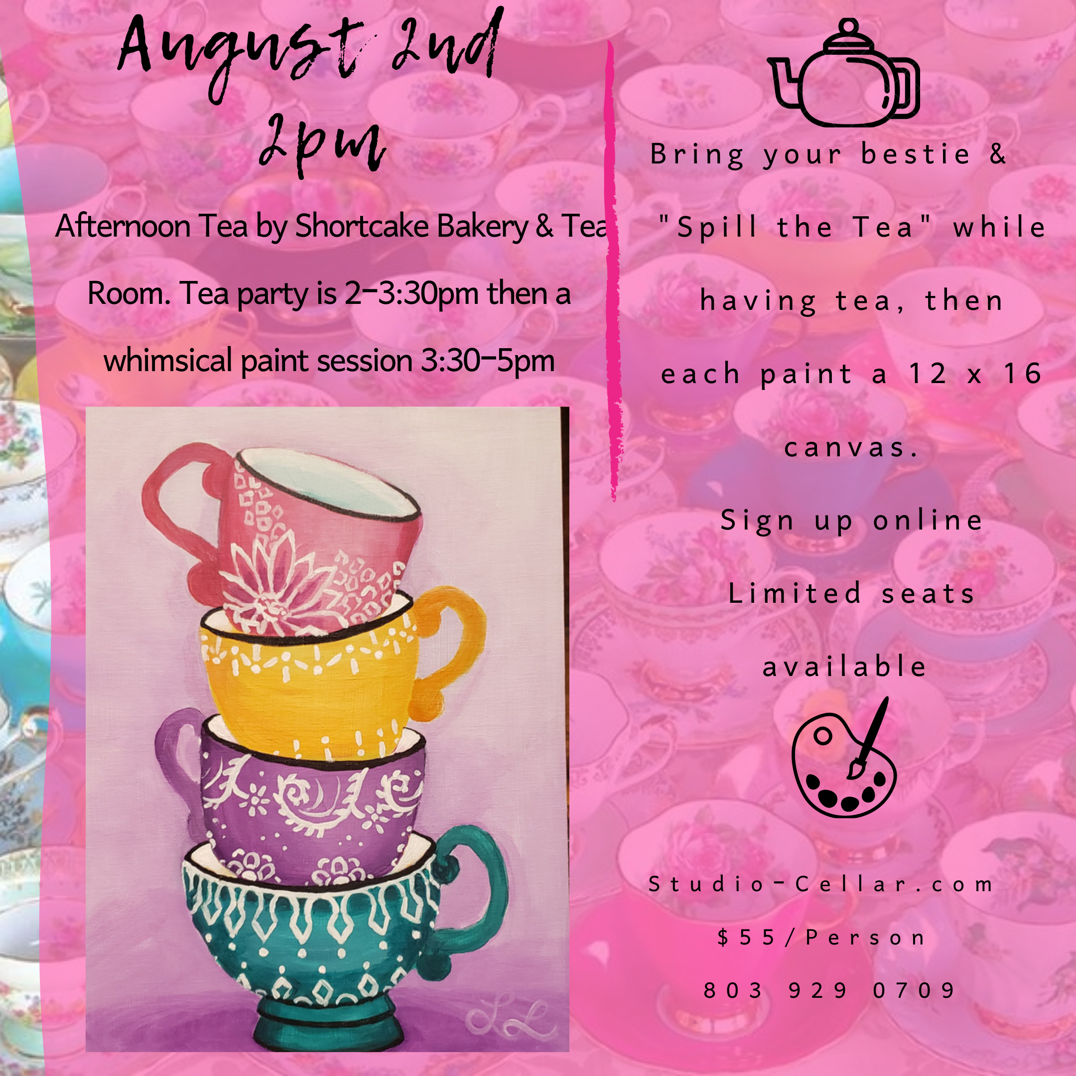 Tea and Paint Party 2pm